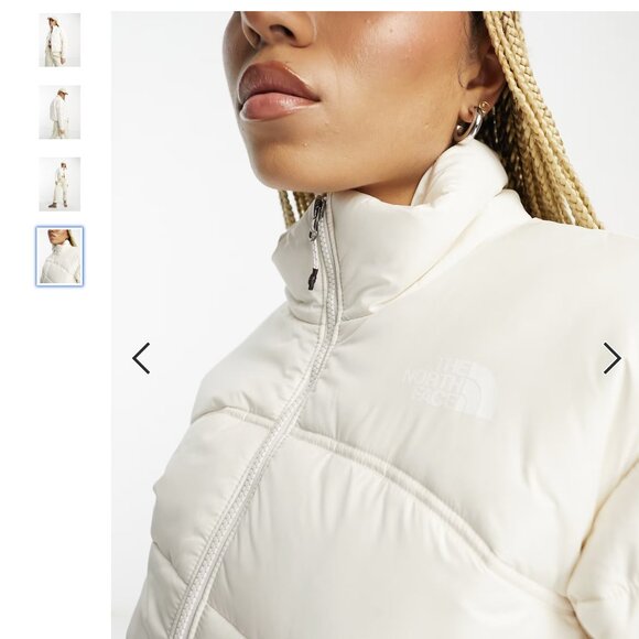 The North Face NSE 2000 puffer jacket in white - Picture 5 of 9